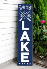 Kinderd Hearts Welcome to Lake Leaner Sign