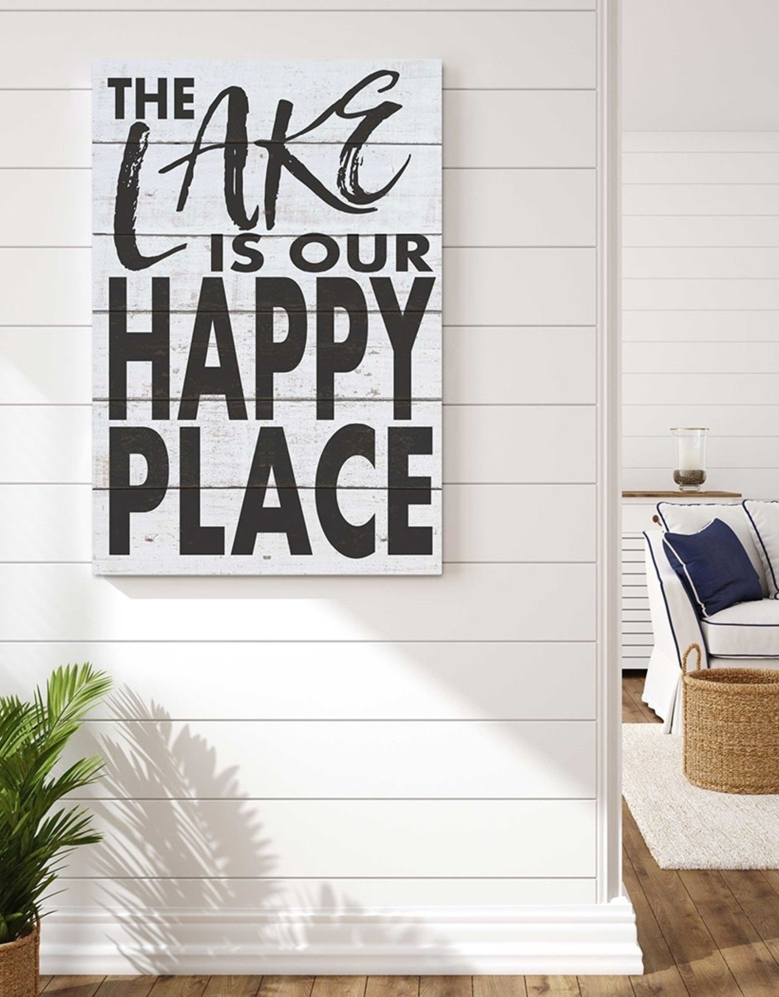 Kinderd Hearts Lake Is Our Happy Place Sign