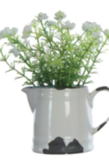 Creative Co-Op Faux Flowers in Pitcher 4 styles