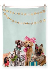 Greenbox Art Holiday - Festive Puppy Pack Bright Tea Towels