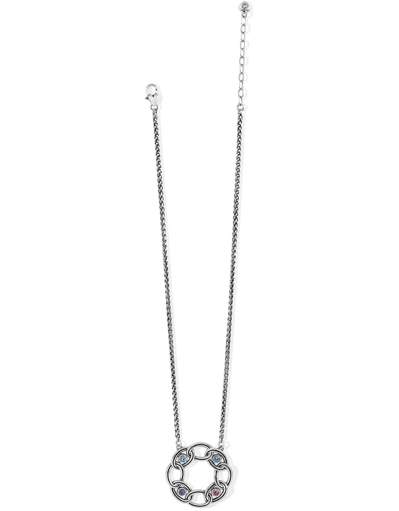Brighton Interlok Chain Stone Ring Necklace