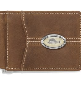 Riveter Men's Tan Leather Bifold Wallet With Solid Copper Rivets