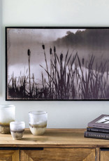 Park Hill Collection Framed Cattail Print 36.5"L x 1.25"W x 22.75"H