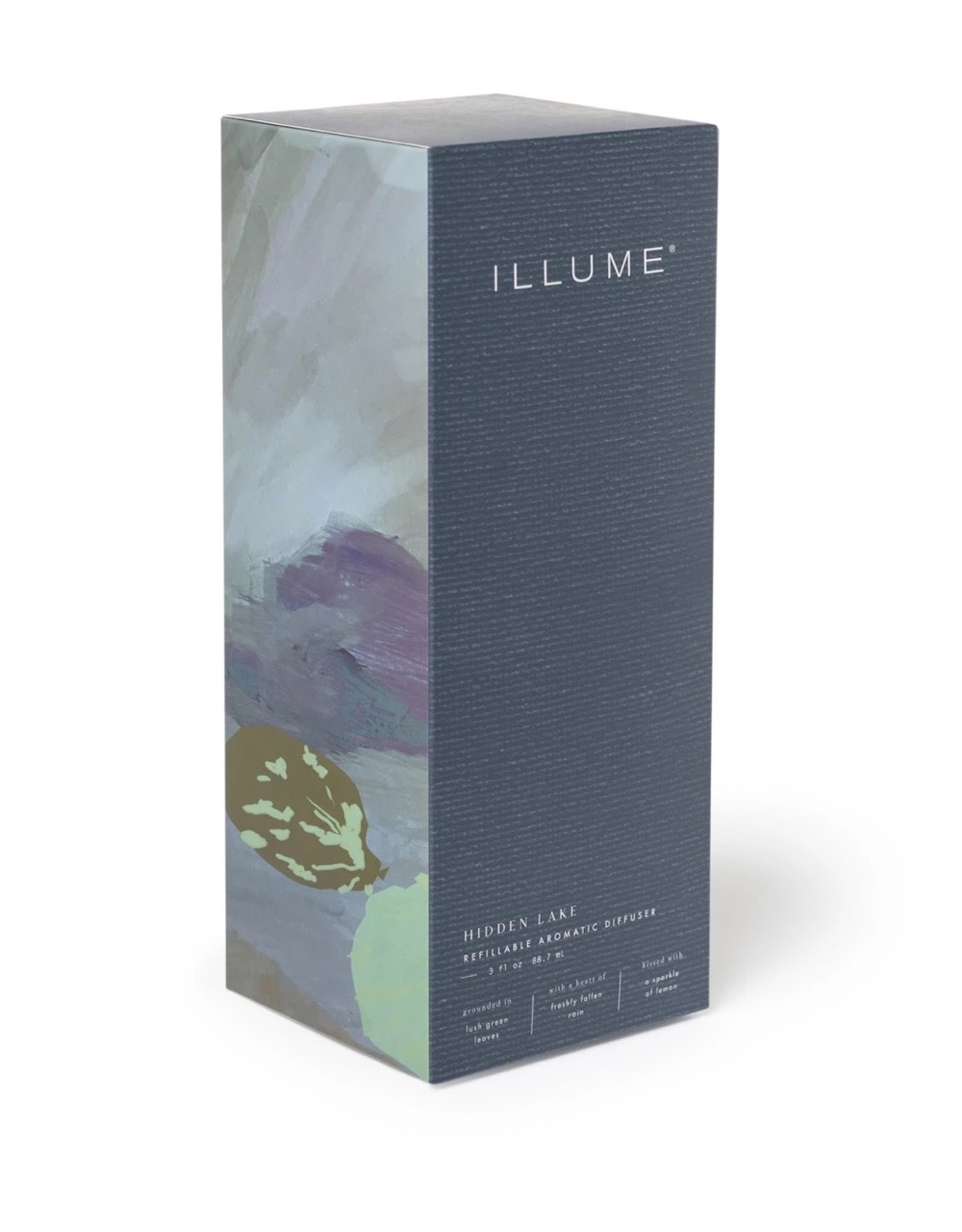 Illume Hidden Lake Refillable Aromatic Diffuser - 3 oz