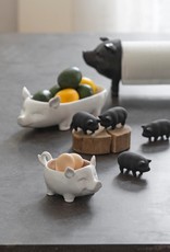 Creative Co-Op Pig Paper Towel Holder