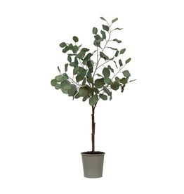 Creative Co-Op Faux Eucalyptus Tree in Pot