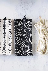 Creative Co-Op Cotton Printed Botanical Tea Towels Set of 3