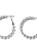 Brighton Twinkle Granulation Medium Hoop Earrings