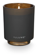 Illume Woodfire Refillable Boxed Glass Candle 10 oz