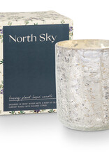 Illume North Sky Small Boxed Crackle Glass Candle