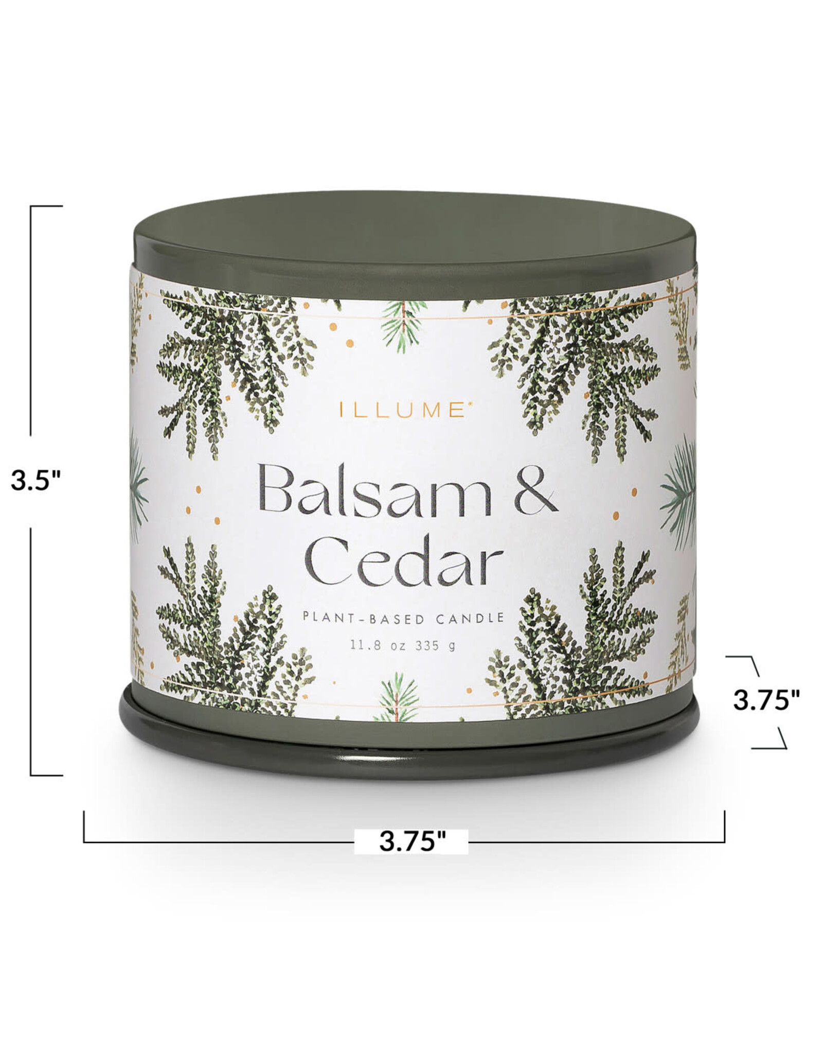 Illume Balsam & Cedar Vanity Tin Candle