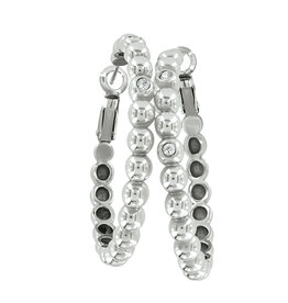 Brighton Twinkle Granulation Large Hoop Earrings