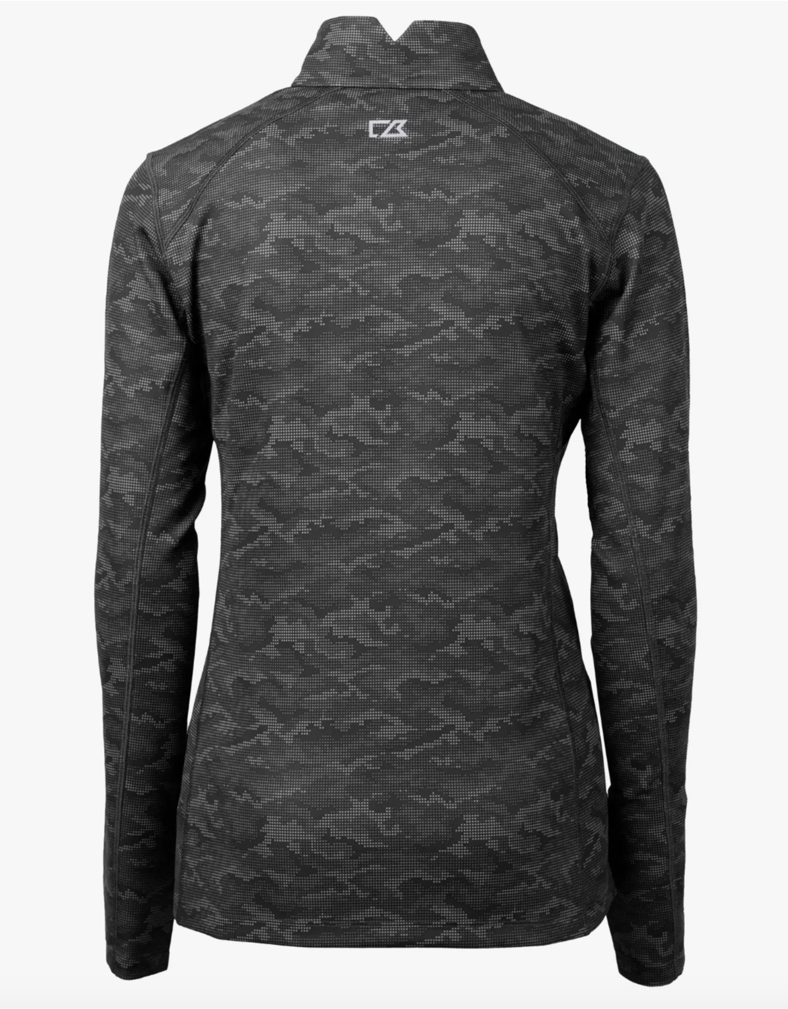 Traverse Camo Print Stretch Womens Quarter Zip