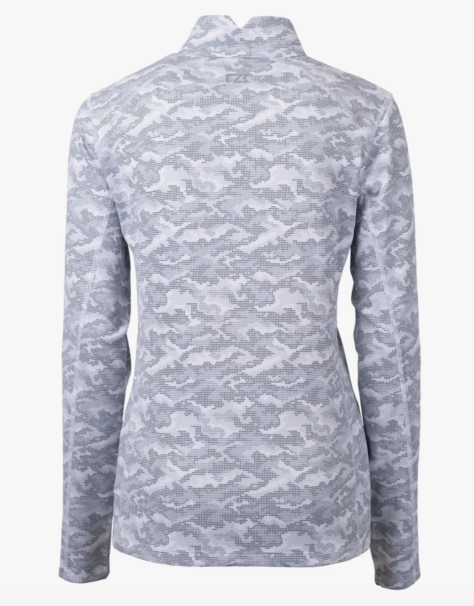Traverse Camo Print Stretch Womens Quarter Zip