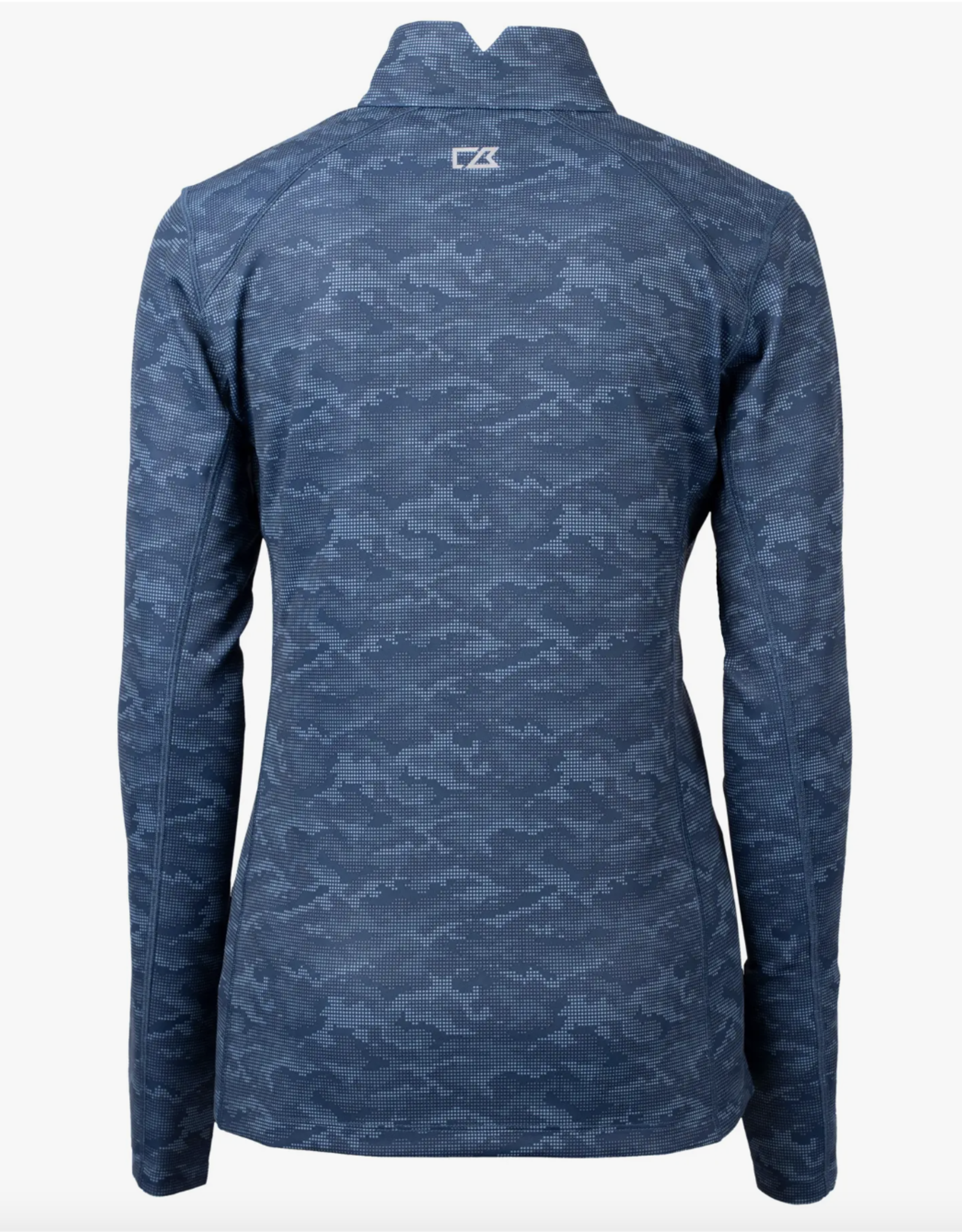 Traverse Camo Print Stretch Womens Quarter Zip