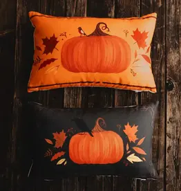 Fall Pumpkin Lumbar Pillows set of 2