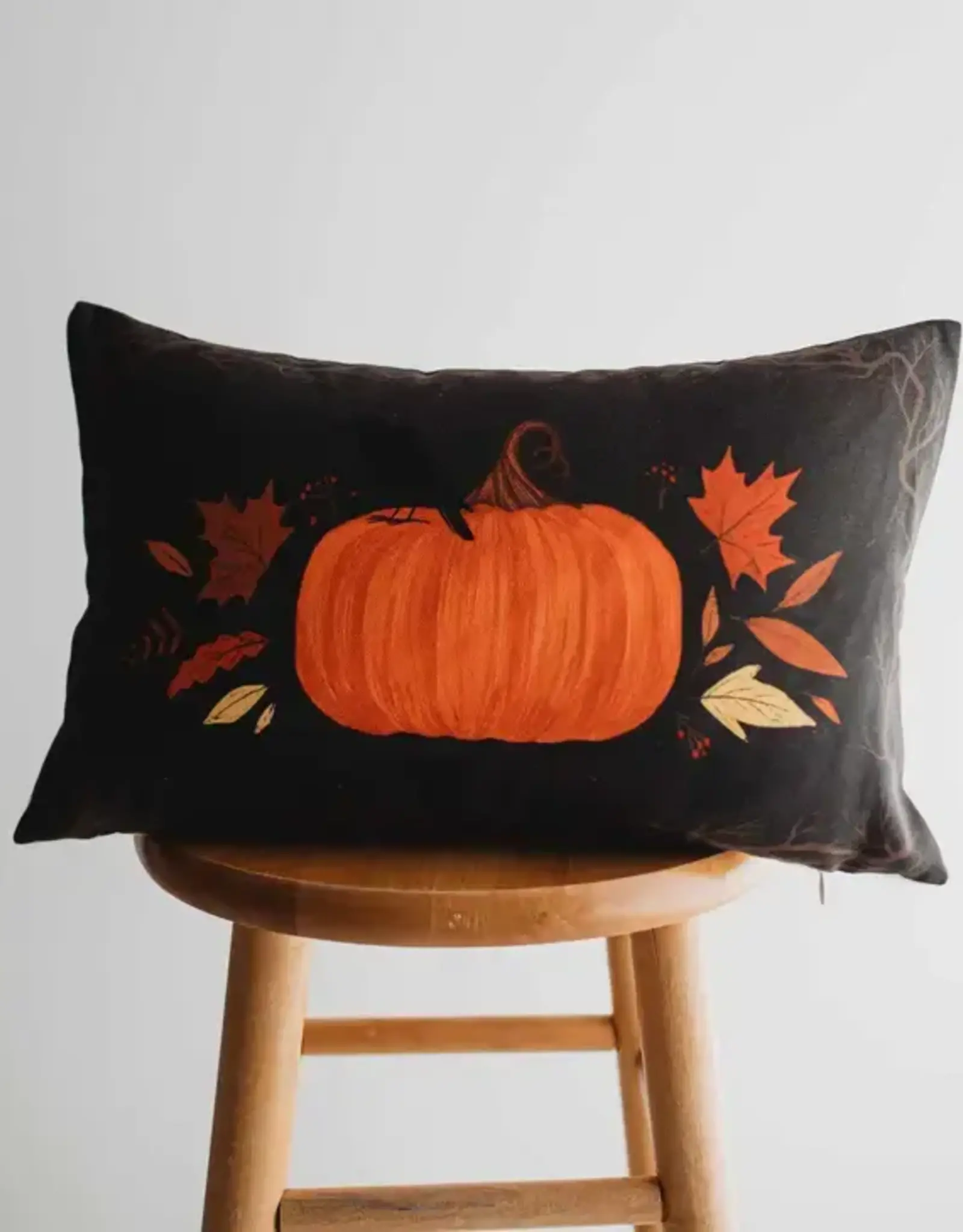 Fall Pumpkin Lumbar Pillows set of 2