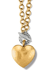 Brighton Inner Circle Heart Toggle Necklace
