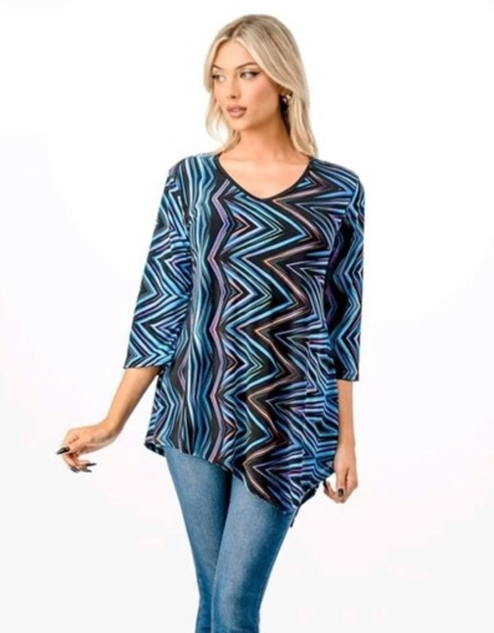 Geometric Design Asymmetrical Tops