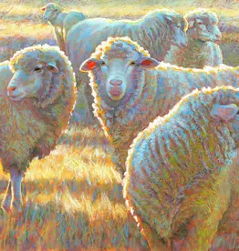 Greenbox Art Pastoral Portraits - Gentle Grazing Stretched Canvas