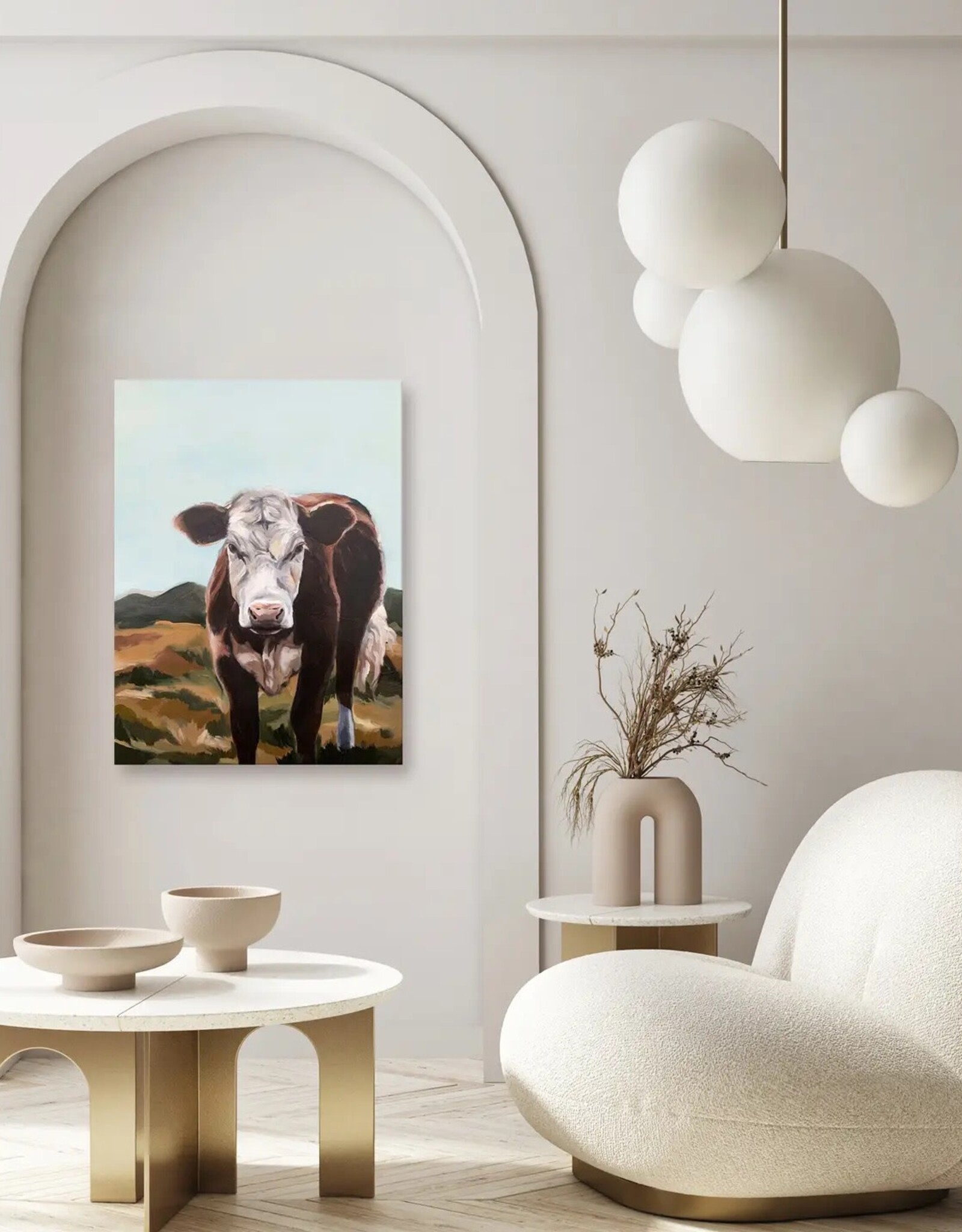 Greenbox Art Country Life - Hank Stretched Canvas 24" X 18"
