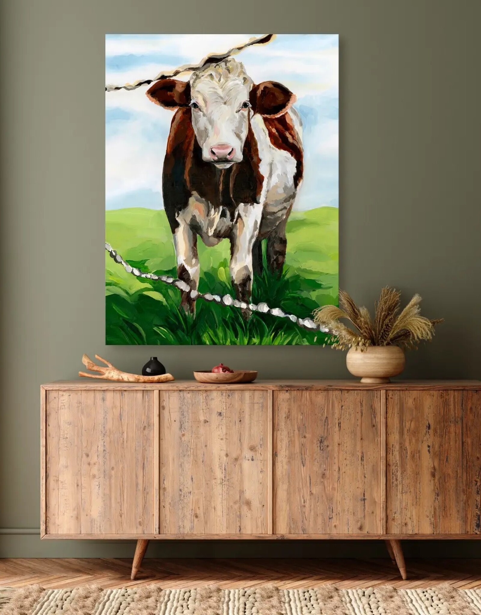 Greenbox Art Country Life - Jack Stretched Canvas 40" X 30"