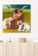 Greenbox Art Pastoral Portraits - Afternoon Nap Stretched Canvas 18" x 18"