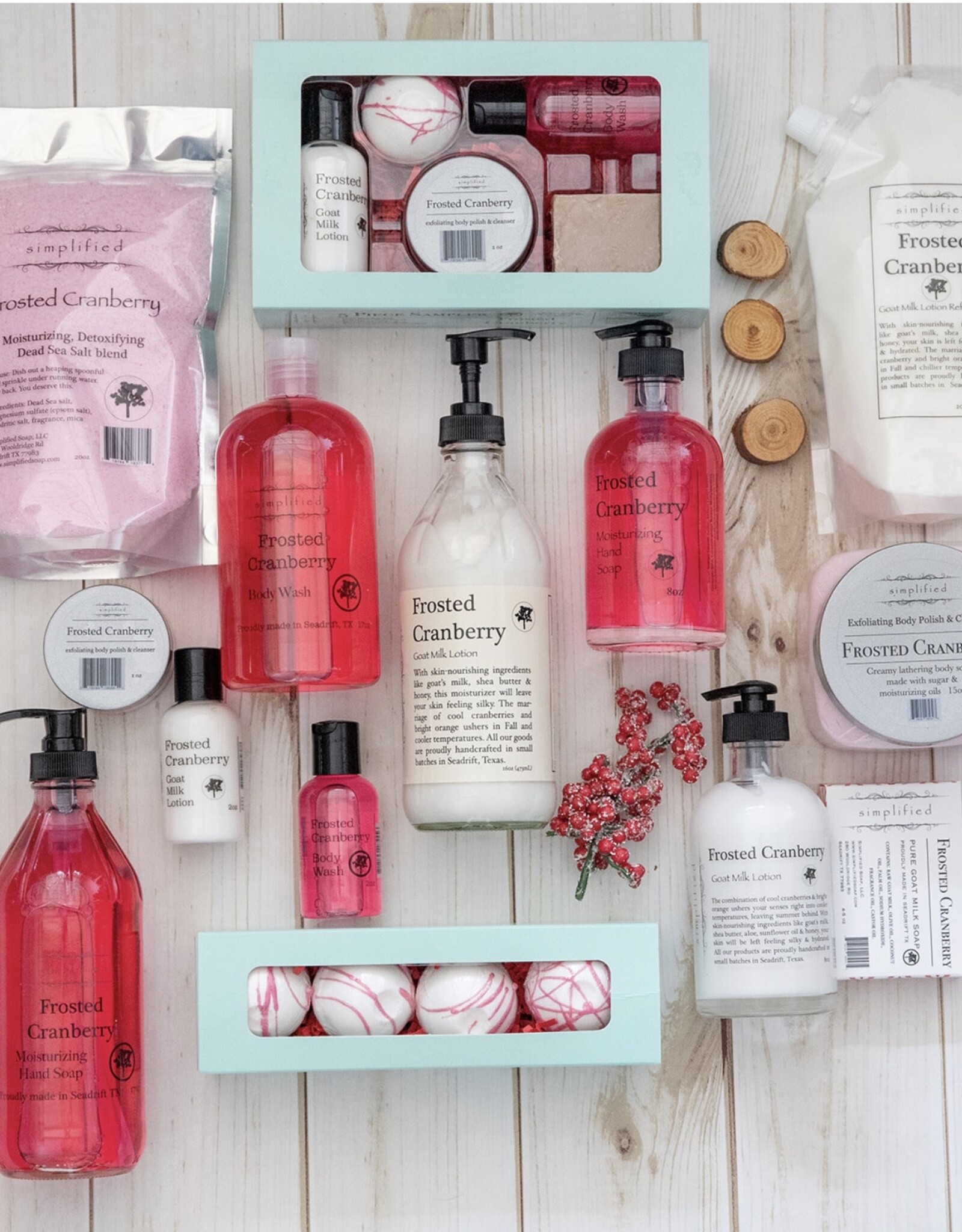 Simplified Soap Frosted Cranberry - Seasonal
