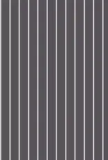 Grey Stripe Cross-Back Apron