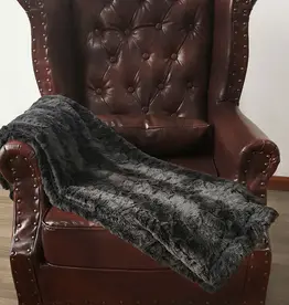 Iron 40 X 40 Minky Faux Fur Blanket