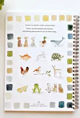 emily lex studio animals watercolor workbook
