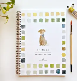 emily lex studio animals watercolor workbook