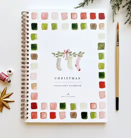 emily lex studio Christmas watercolor workbook