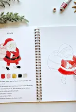 emily lex studio Christmas watercolor workbook