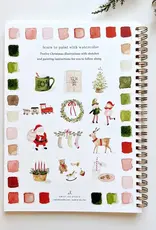 emily lex studio Christmas watercolor workbook