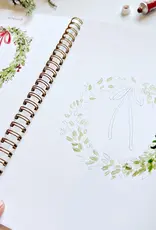 emily lex studio Christmas watercolor workbook