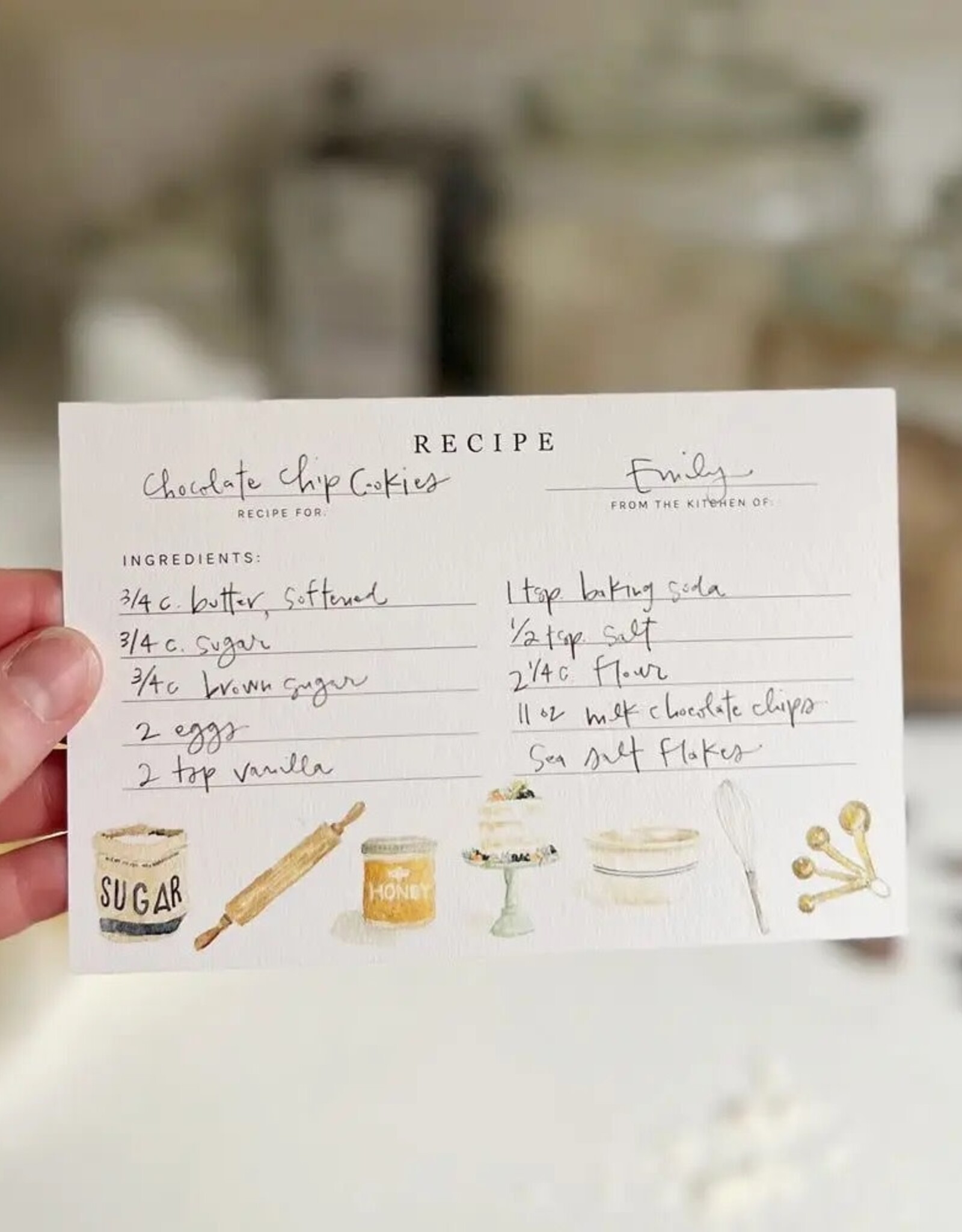 emily lex studio Baking recipe cards