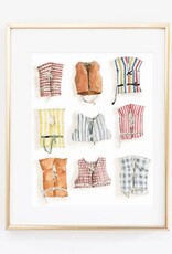 emily lex studio Boat Coats Art Print
