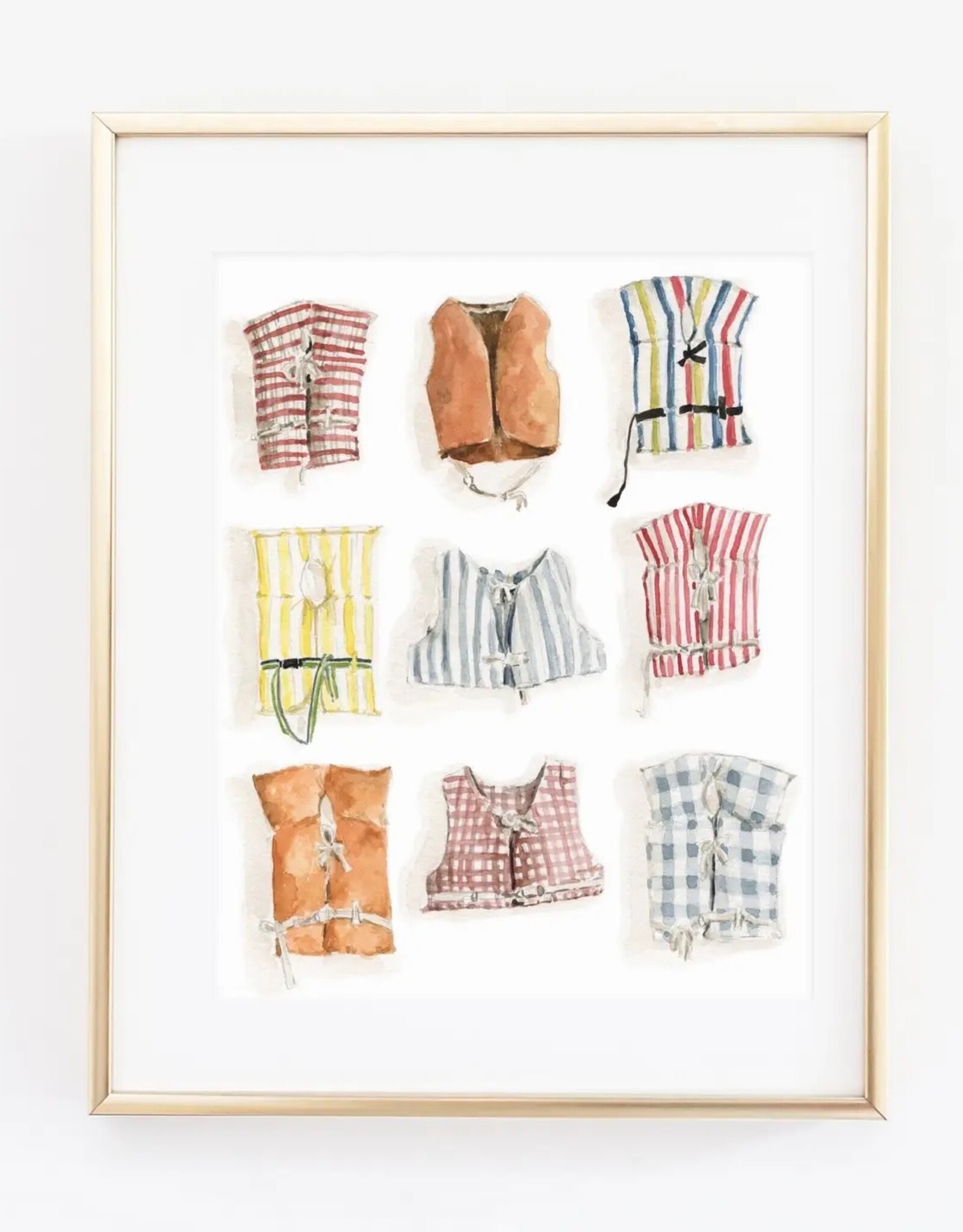 emily lex studio Boat Coats Art Print