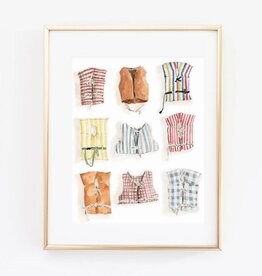emily lex studio Boat Coats Art Print