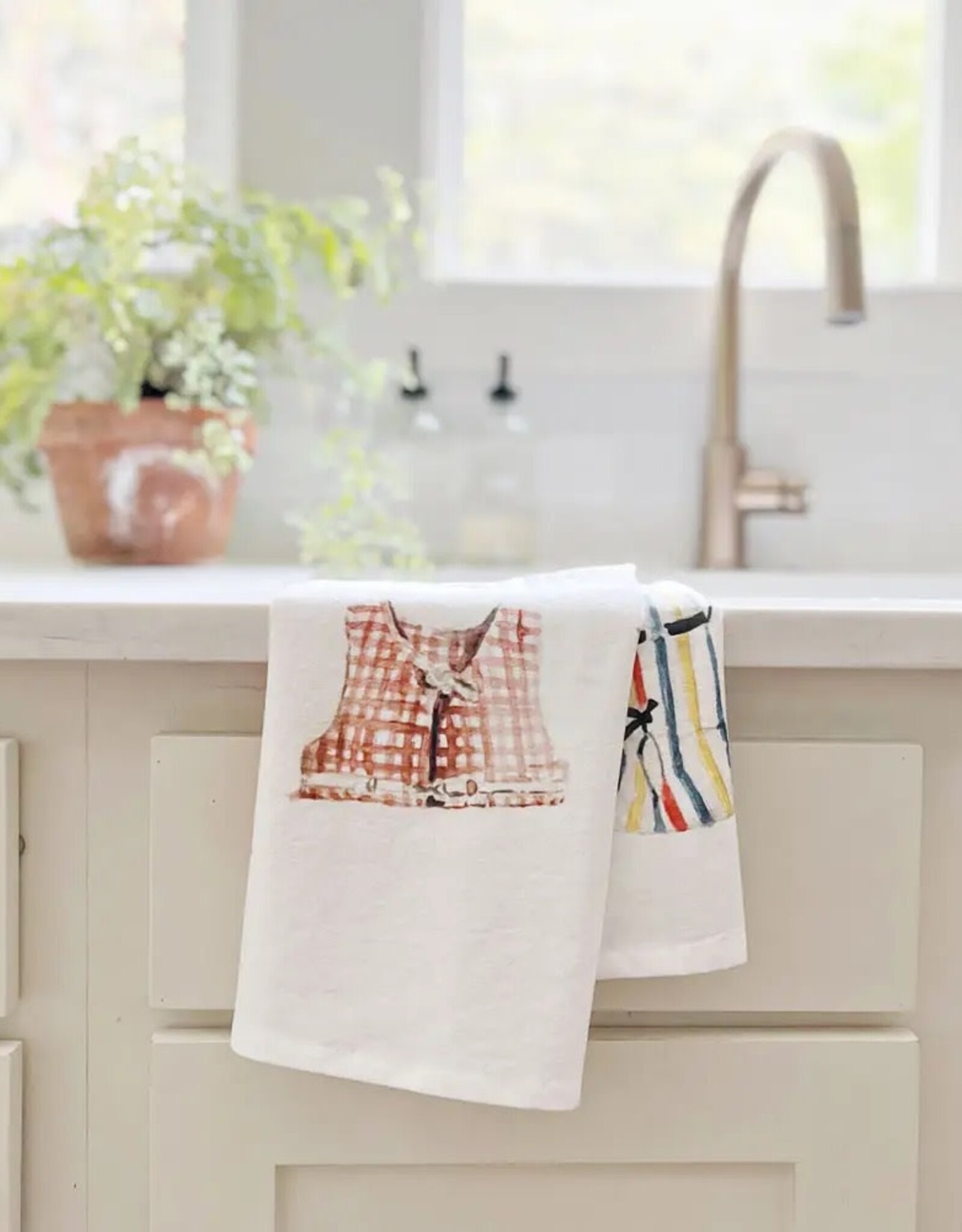 emily lex studio Boat Coats Tea Towel