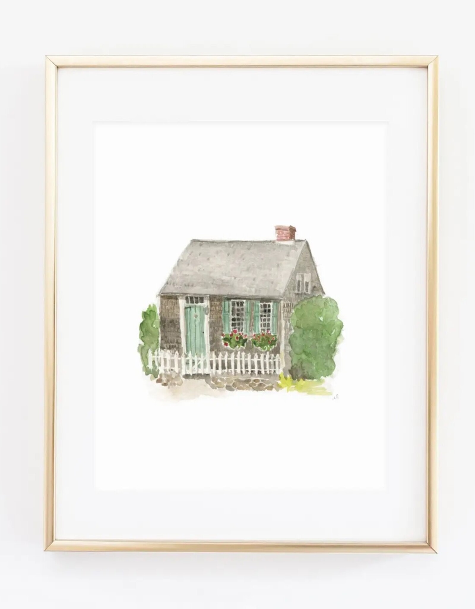 emily lex studio Cottage Art Print