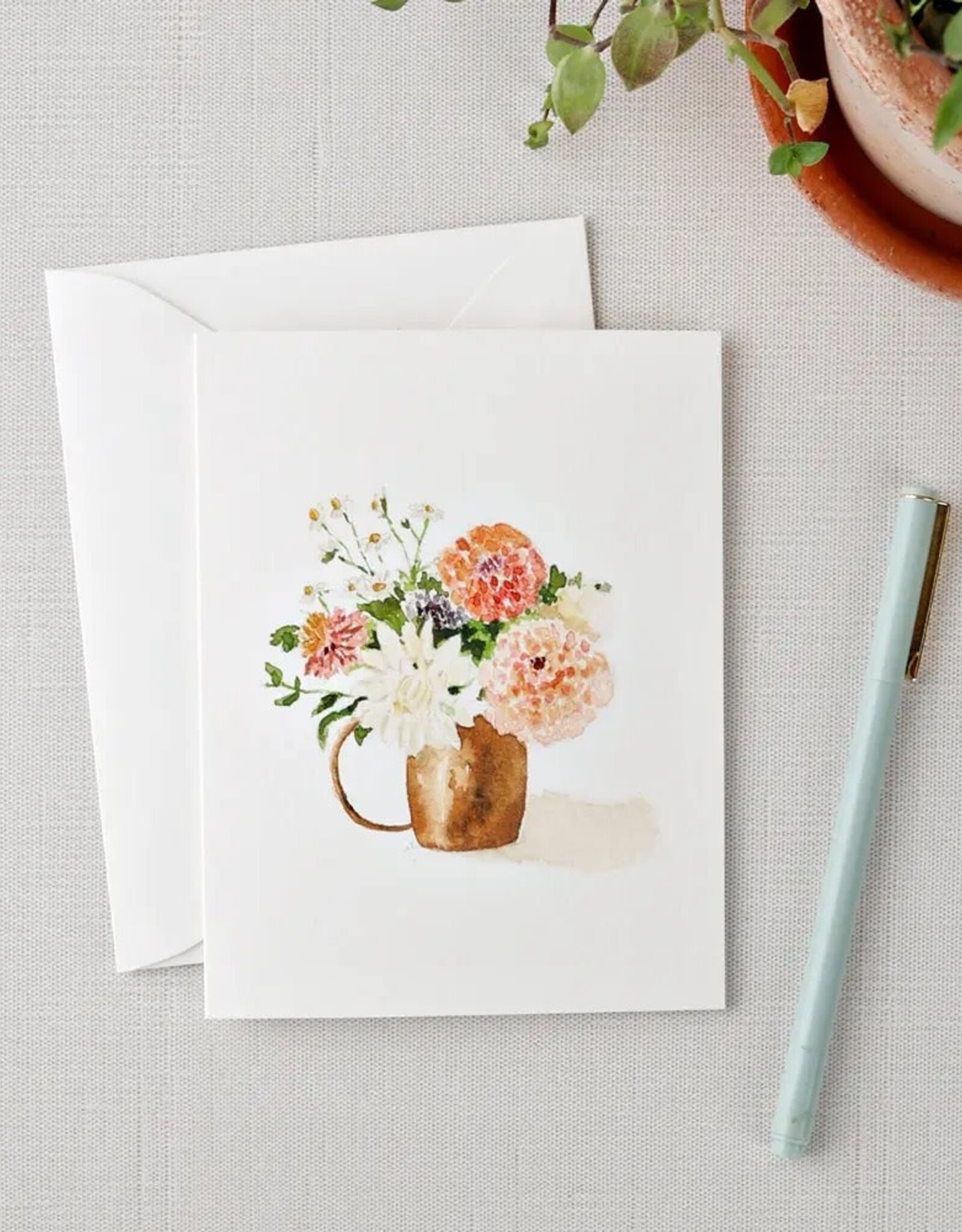 emily lex studio Dahlia Bouquet Notecards