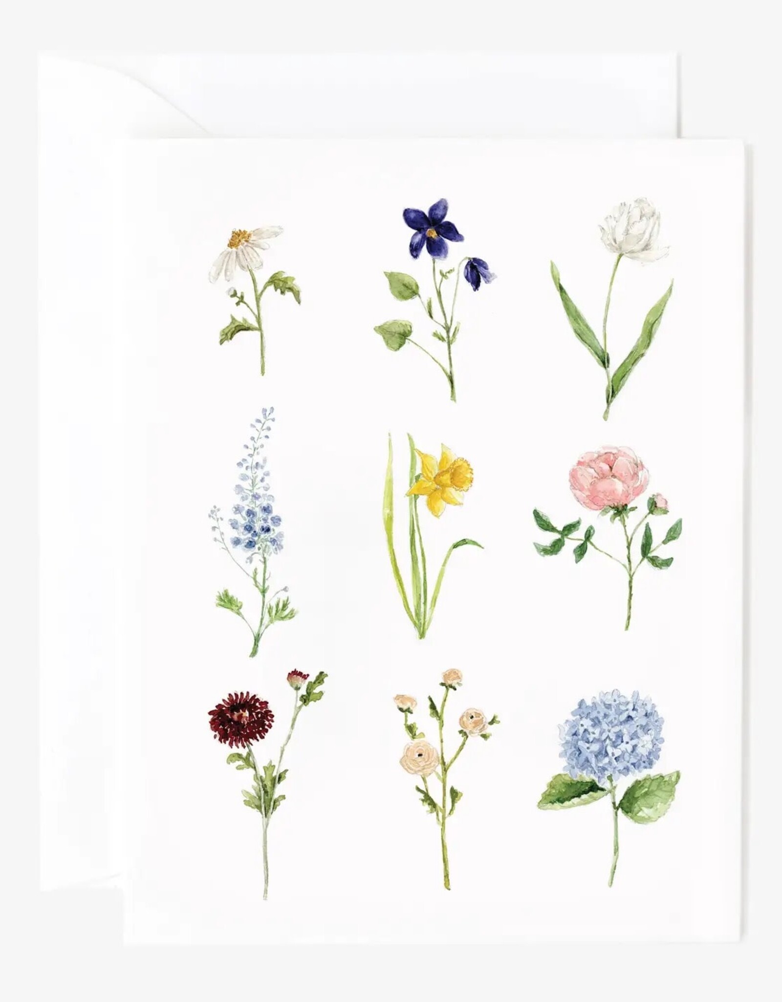 emily lex studio Garden Flowers Notecards