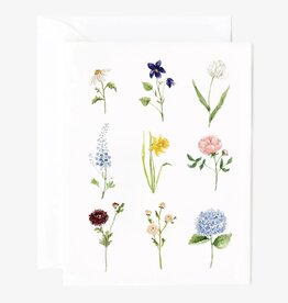 emily lex studio Garden Flowers Notecards