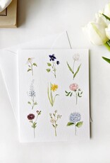 emily lex studio Garden Flowers Notecards