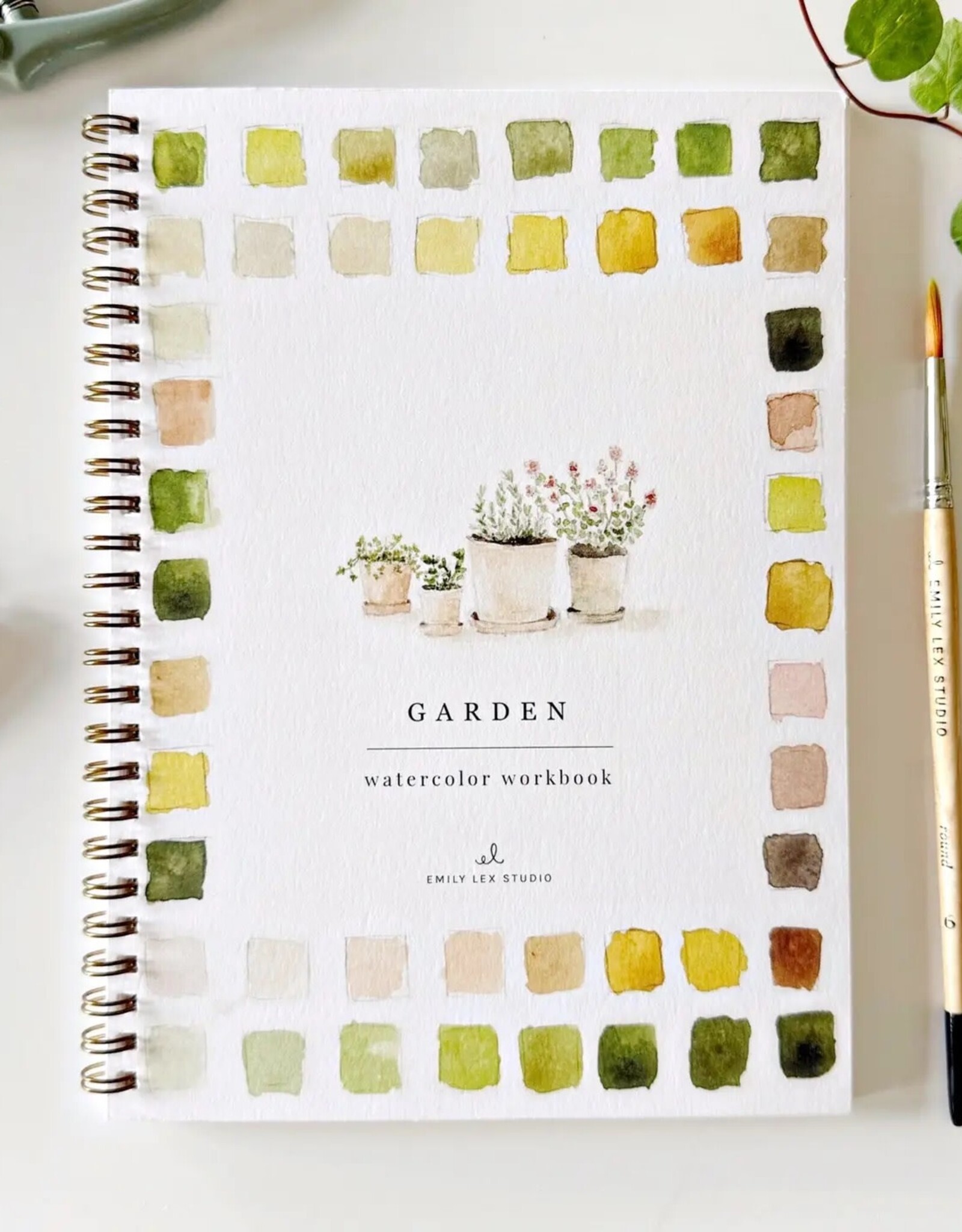emily lex studio Garden Watercolor Workbook
