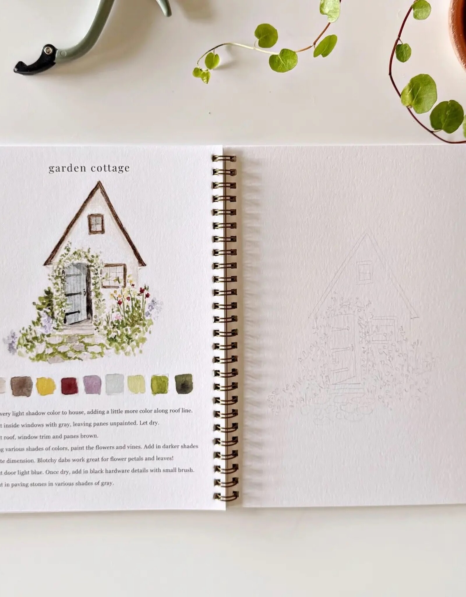emily lex studio Garden Watercolor Workbook