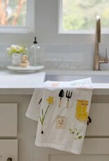 emily lex studio Gardening Tea Towel