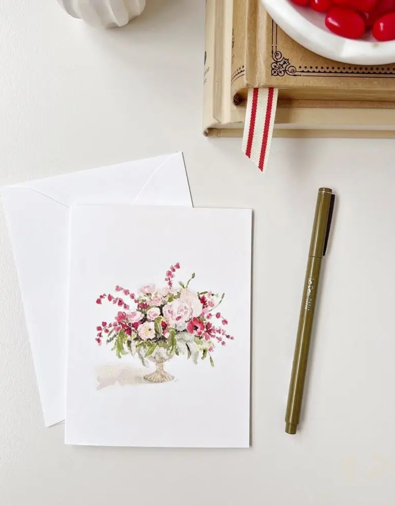 emily lex studio Pinks Bouquet Notecards